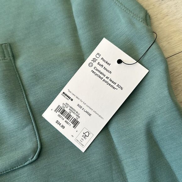 FLX Solace Short Sleeve Top XL Seafoam Green NWT IN PACKAGE - Picture 6 of 9